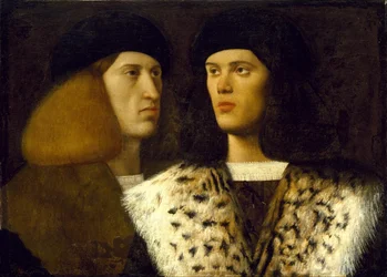 Retrato de dois jovens
